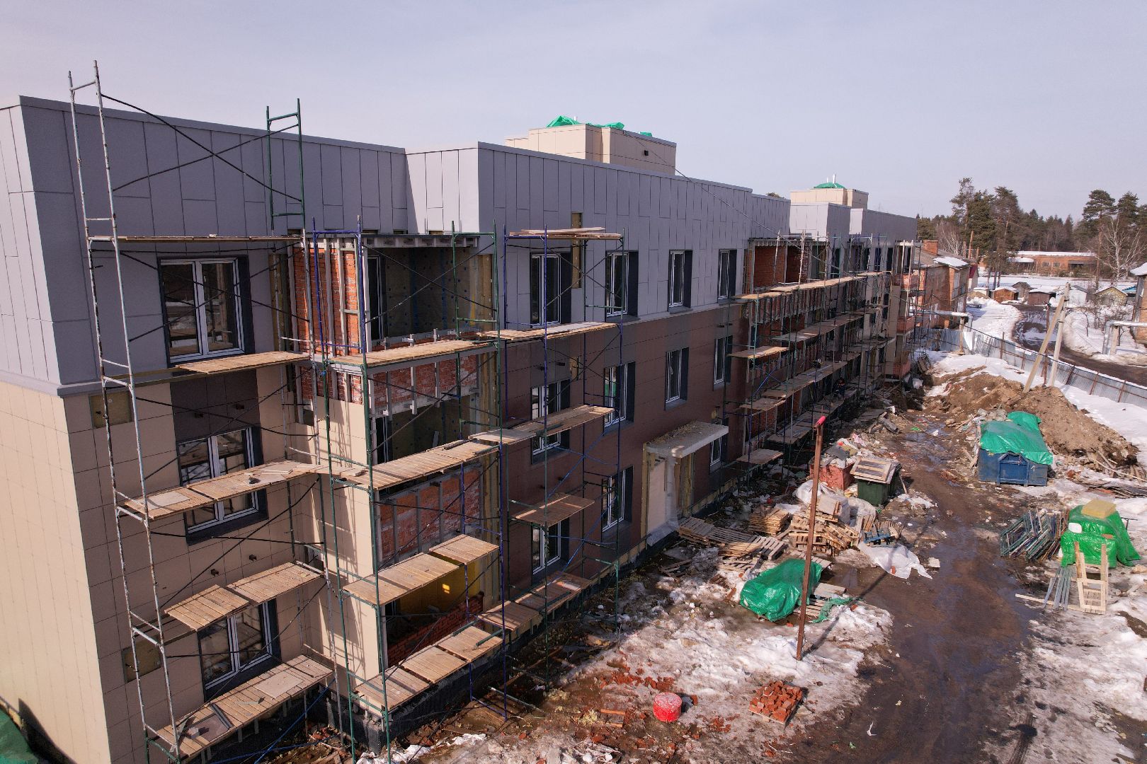 видео с коптера, дом, шатура,