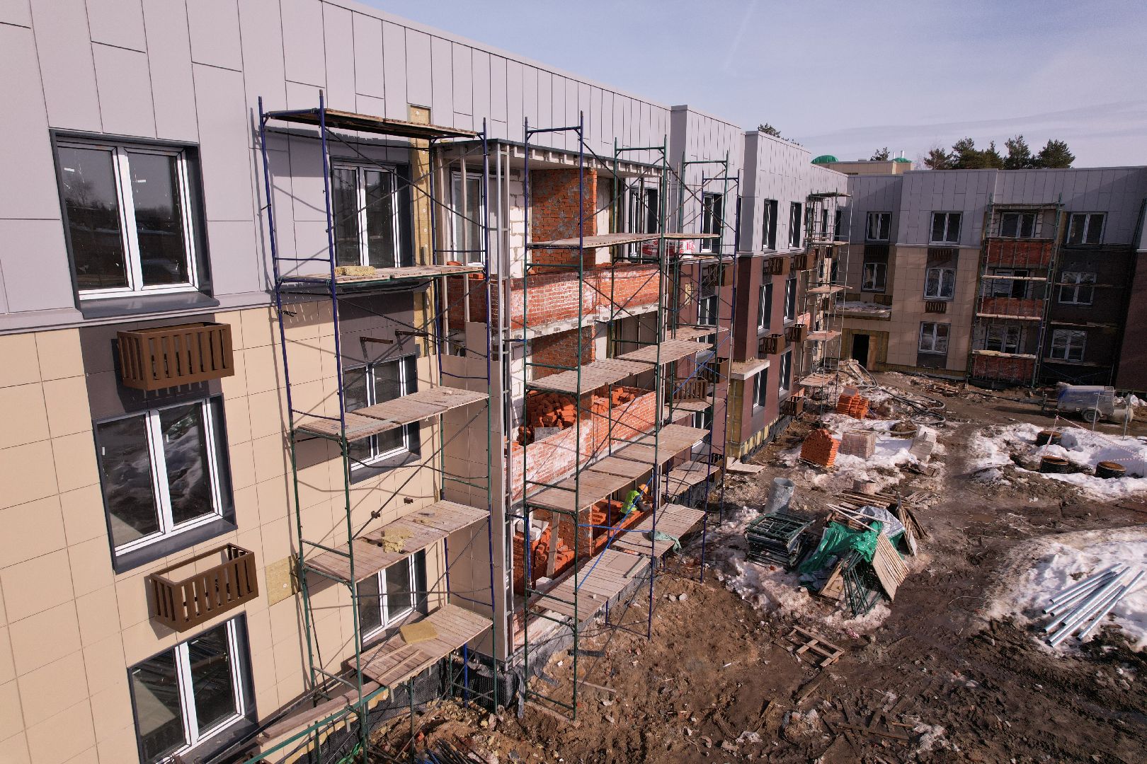 видео с коптера, дом, шатура,