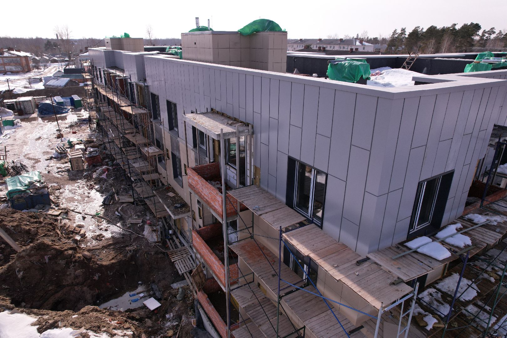 видео с коптера, дом, шатура,