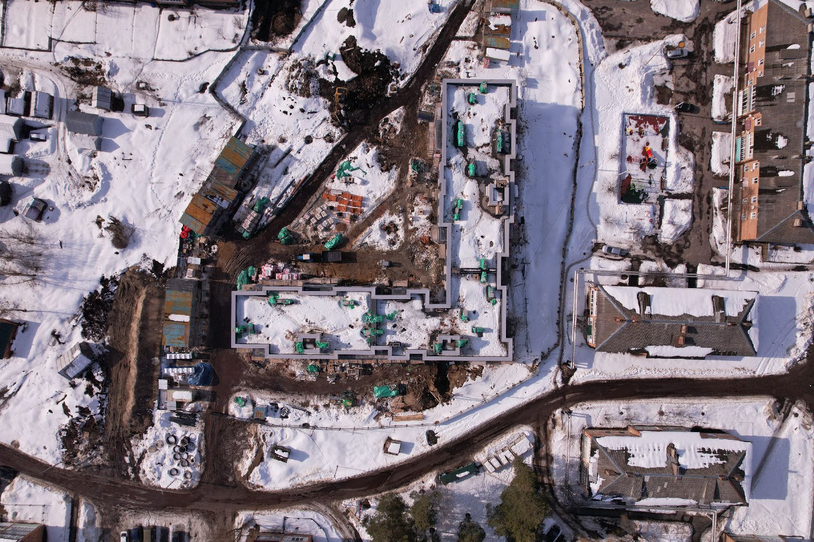 видео с коптера, дом, шатура,