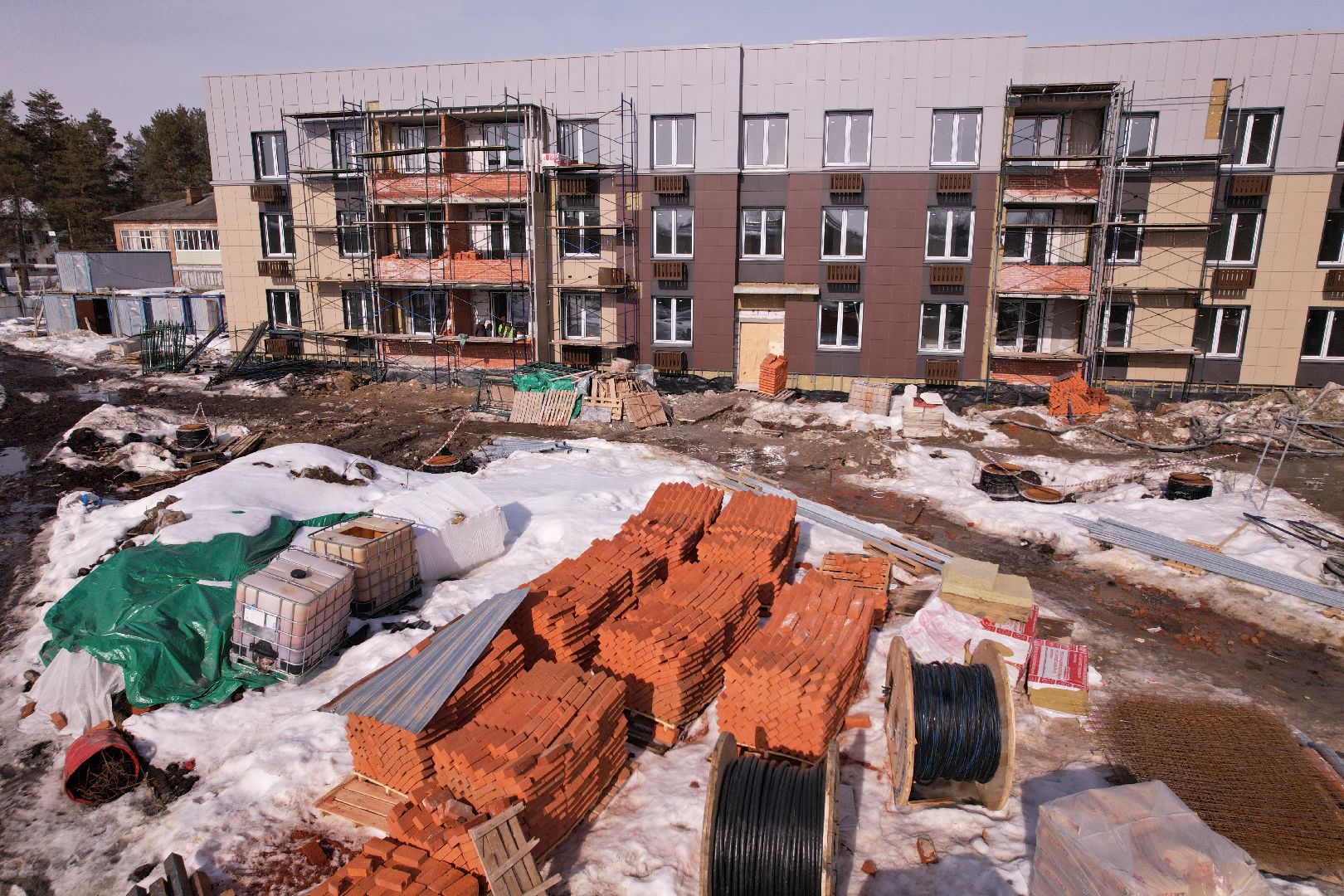 видео с коптера, дом, шатура,