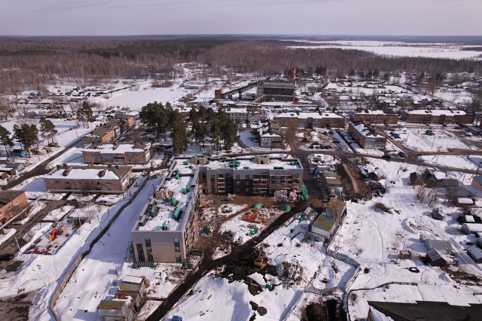 видео с коптера, дом, шатура,