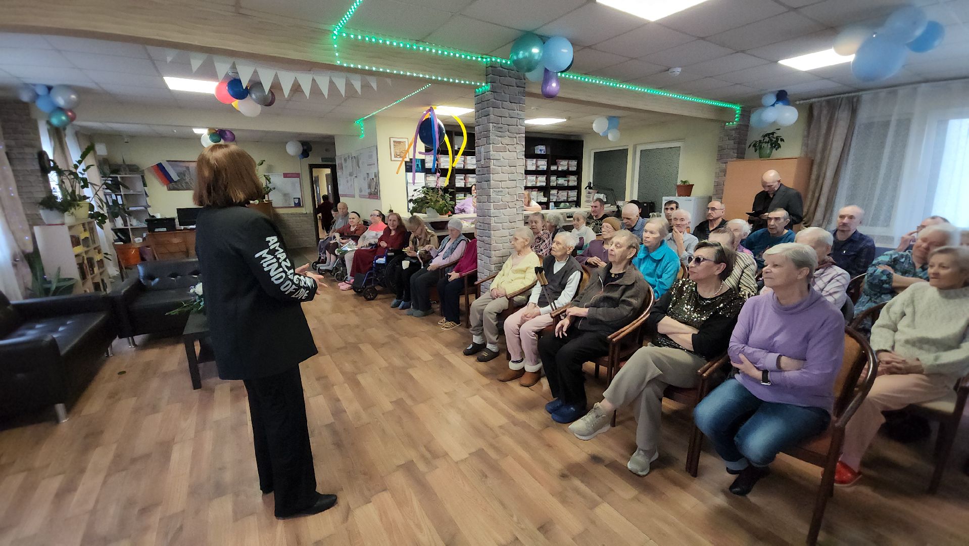 Творческий вечер, пансионат, пенсионеры, руза, рузский городской округ, Лариса Лужина, актриса,