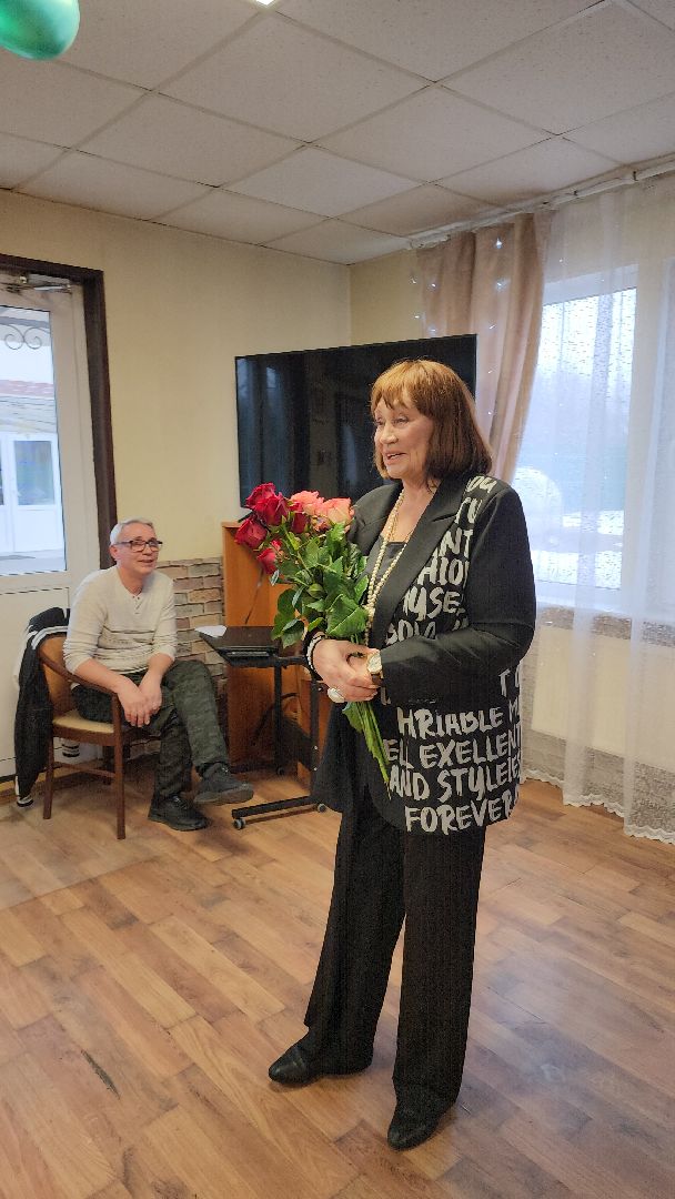 Творческий вечер, пансионат, пенсионеры, руза, рузский городской округ, Лариса Лужина, актриса,