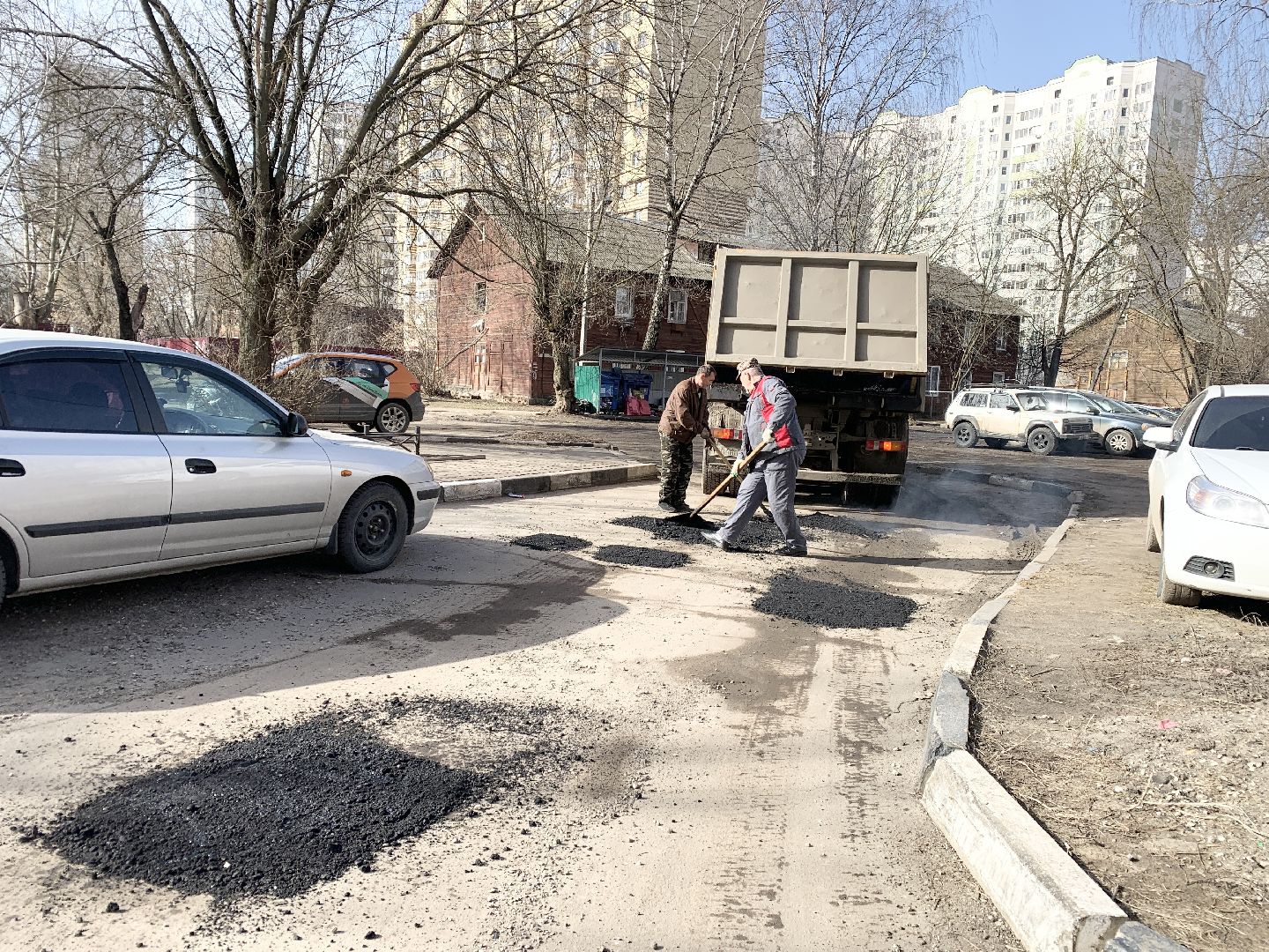 Балашиха, Подмосковье, ямочный ремонт, дороги, ямы,