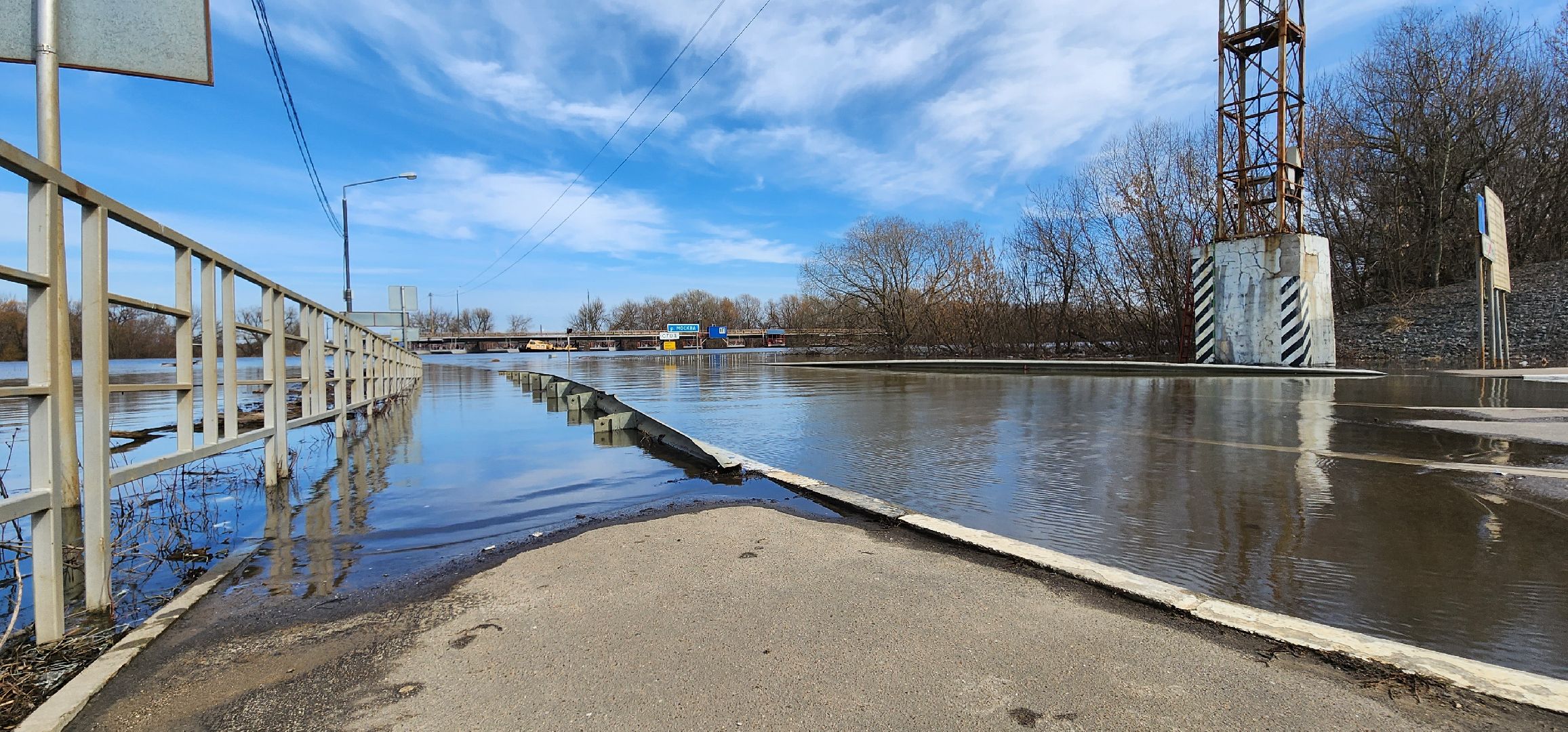 Коломна, паводок, разлив реки,