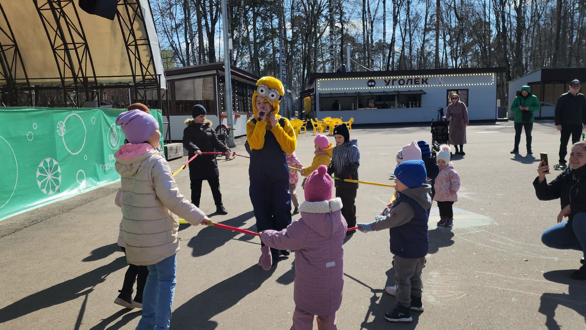 ногинск, парки подмосковья, спорт, зарядка,