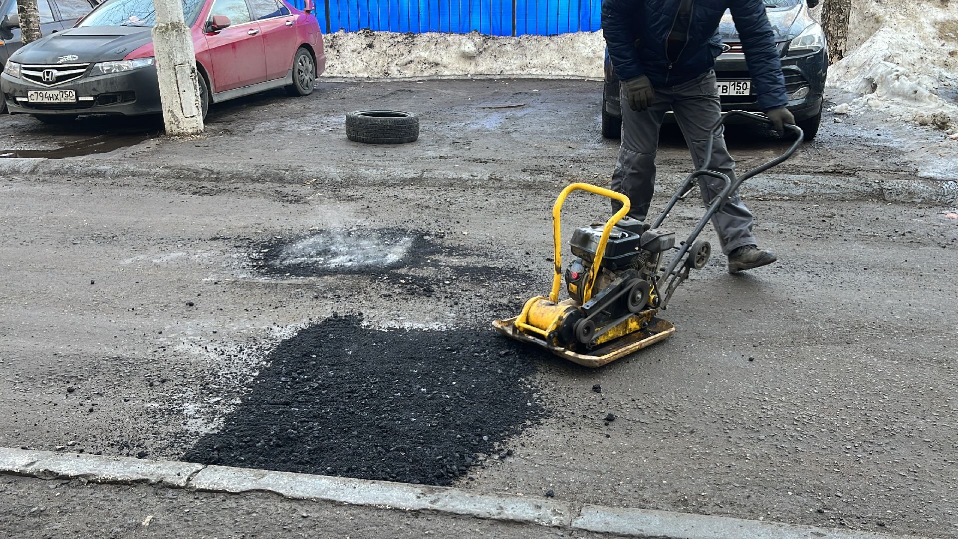 ремонт дорог, ремонт дороги, ямочный ремонт,
