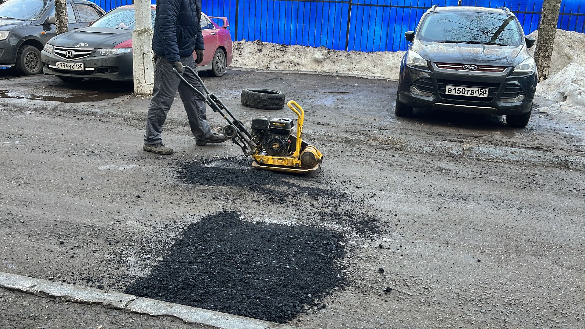 ремонт дорог, ремонт дороги, ямочный ремонт,