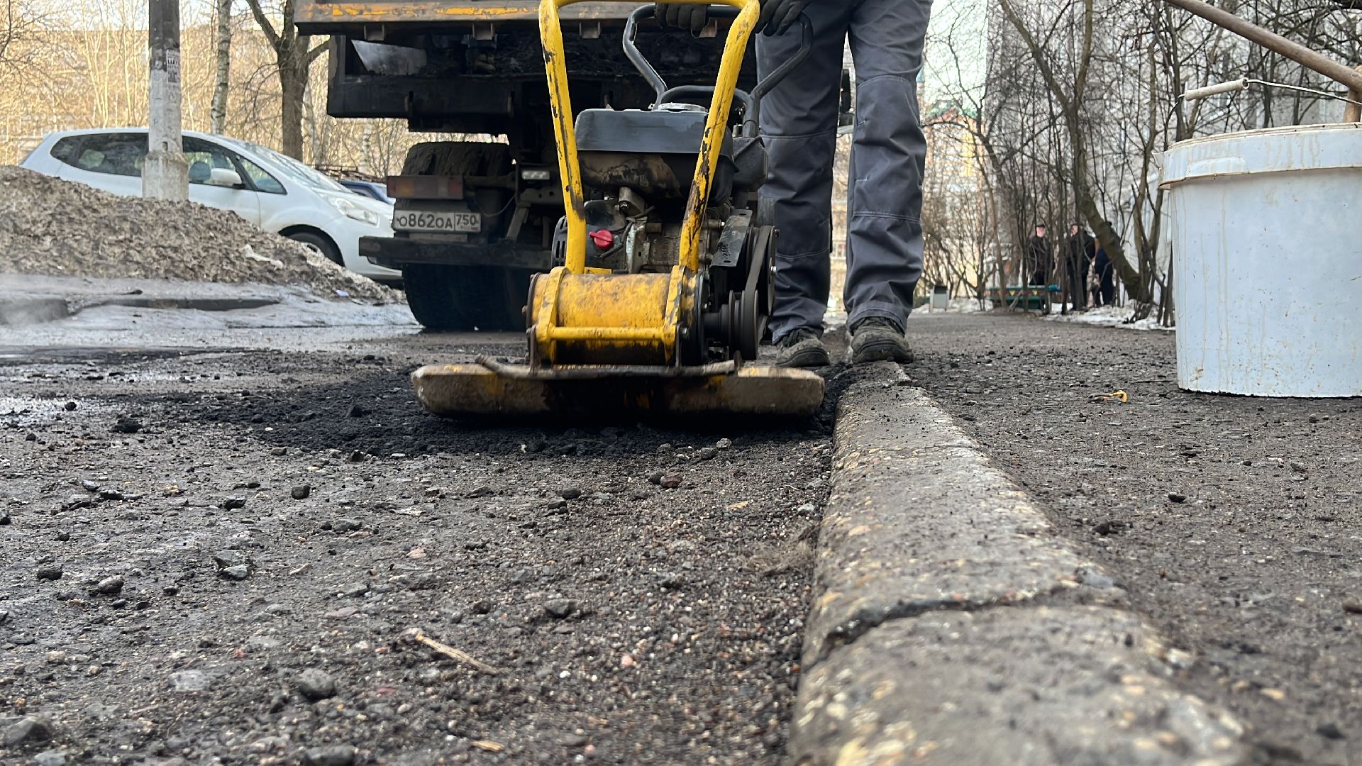 ремонт дорог, ремонт дороги, ямочный ремонт,