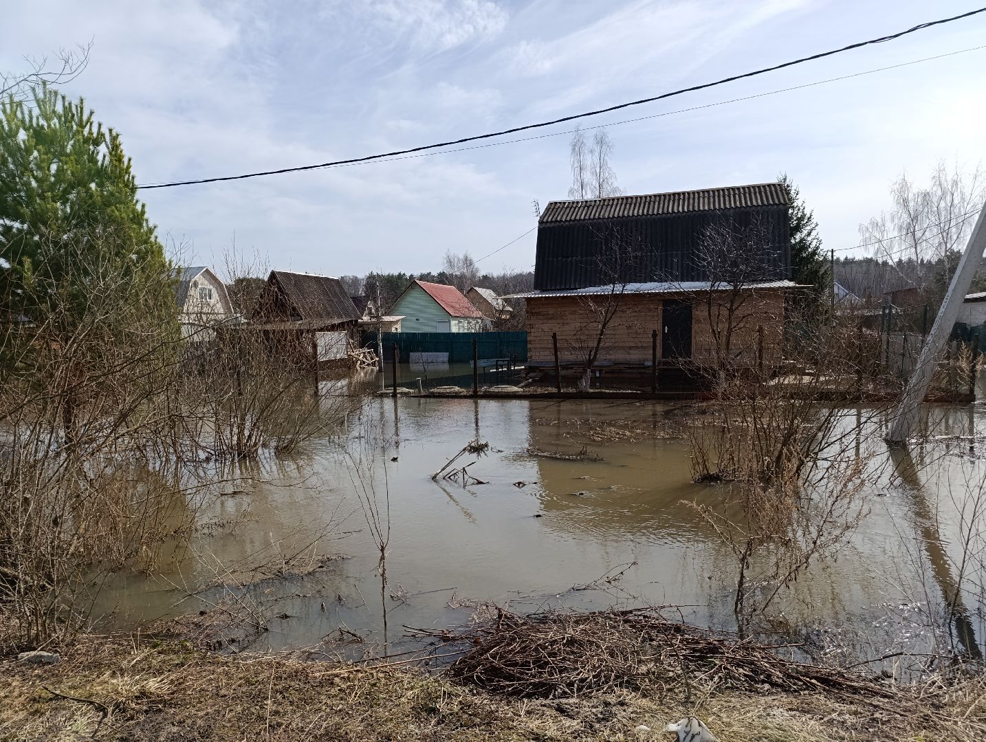 Раменское, Разлив реки Сетовки, Подтопление домов, Бобры,