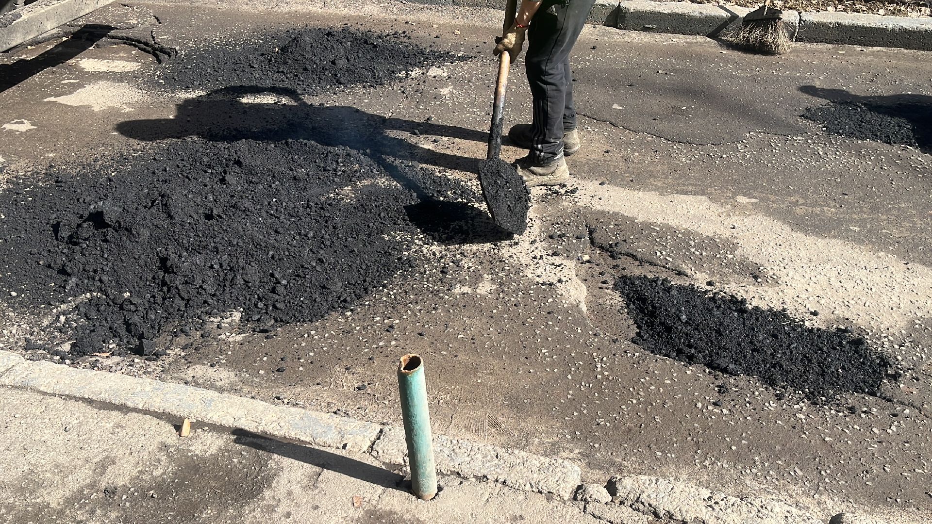 ремонт дорог, ремонт дороги, ямочный ремонт,