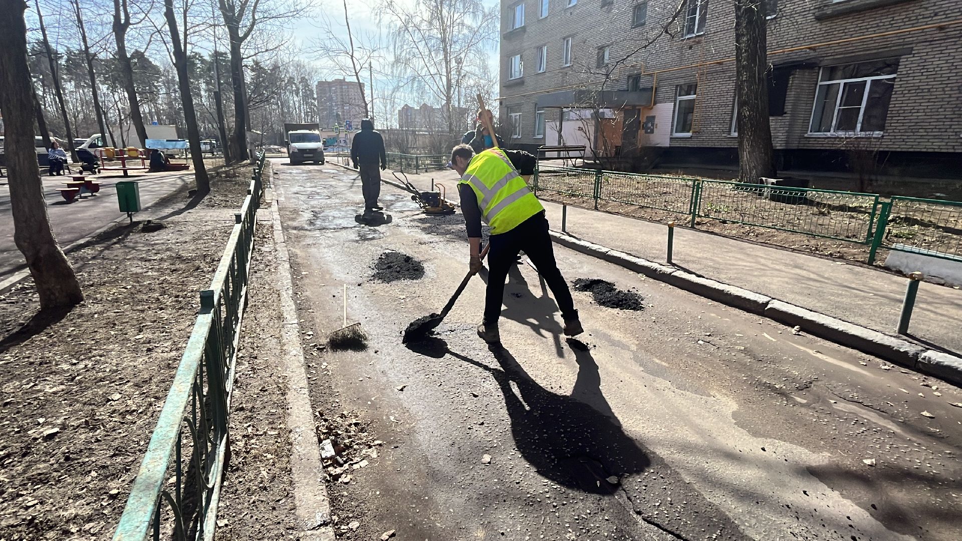 ремонт дорог, ремонт дороги, ямочный ремонт,