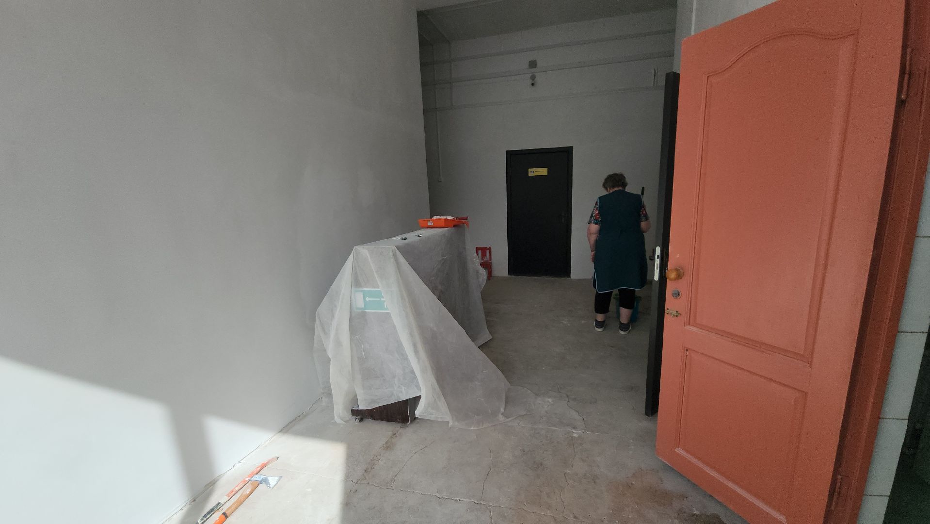 егорьевск, цвр, ремонт, лестница, коридор, перила, побелка,