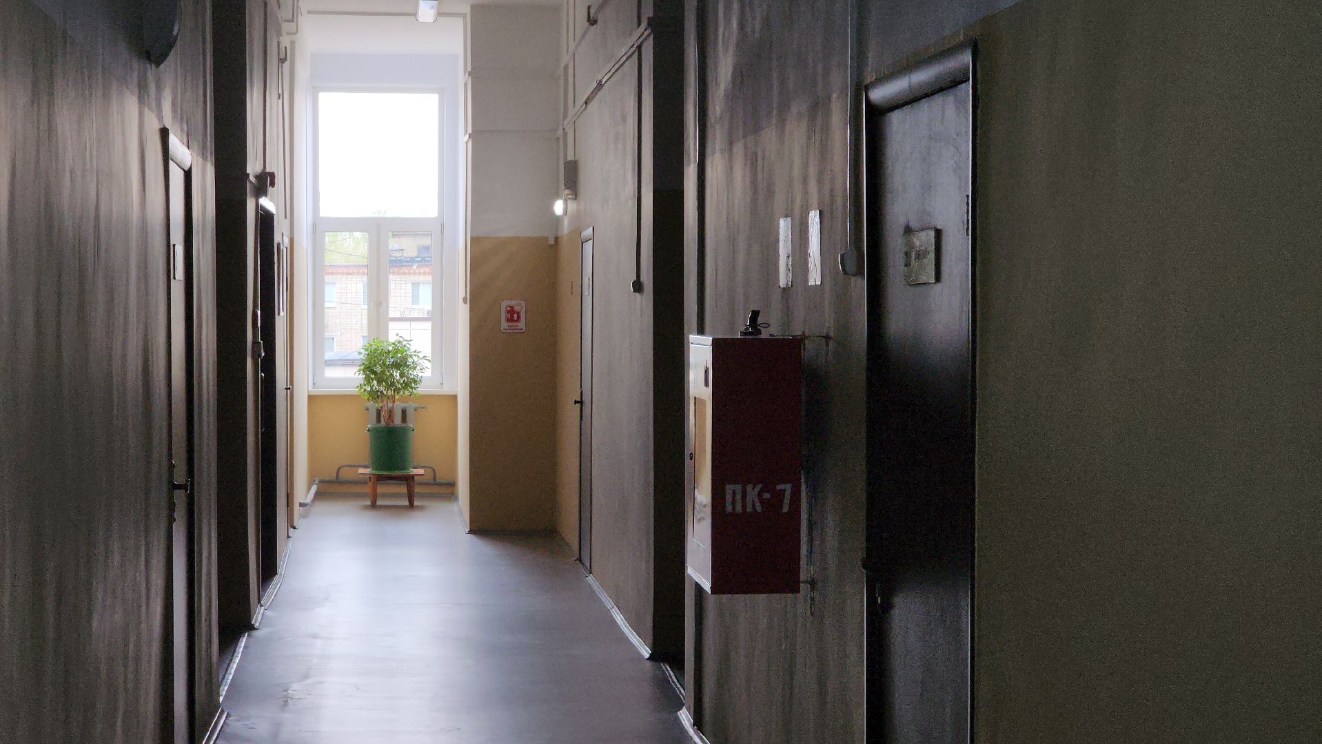 егорьевск, цвр, ремонт, лестница, коридор, перила, побелка,