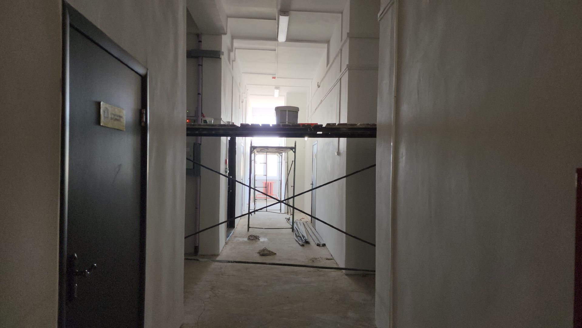 егорьевск, цвр, ремонт, лестница, коридор, перила, побелка,