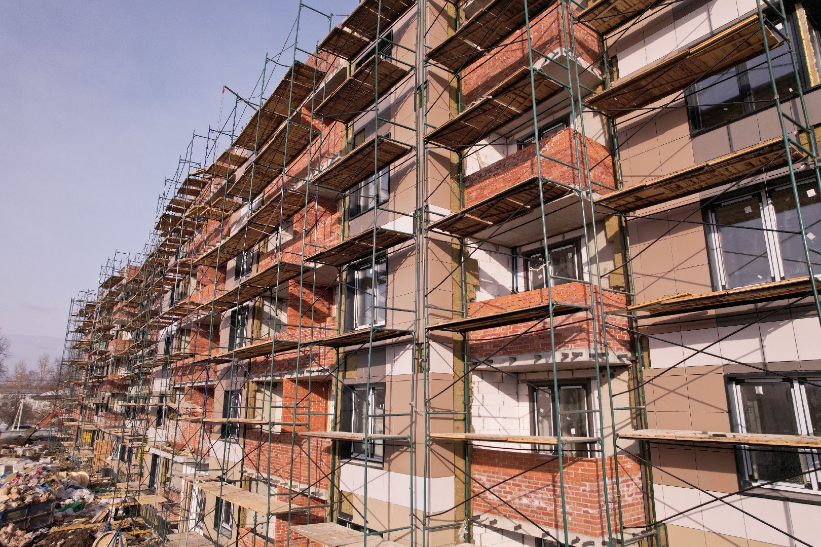 видео с коптера, шатура, расселение аварийного жилья, строительство,