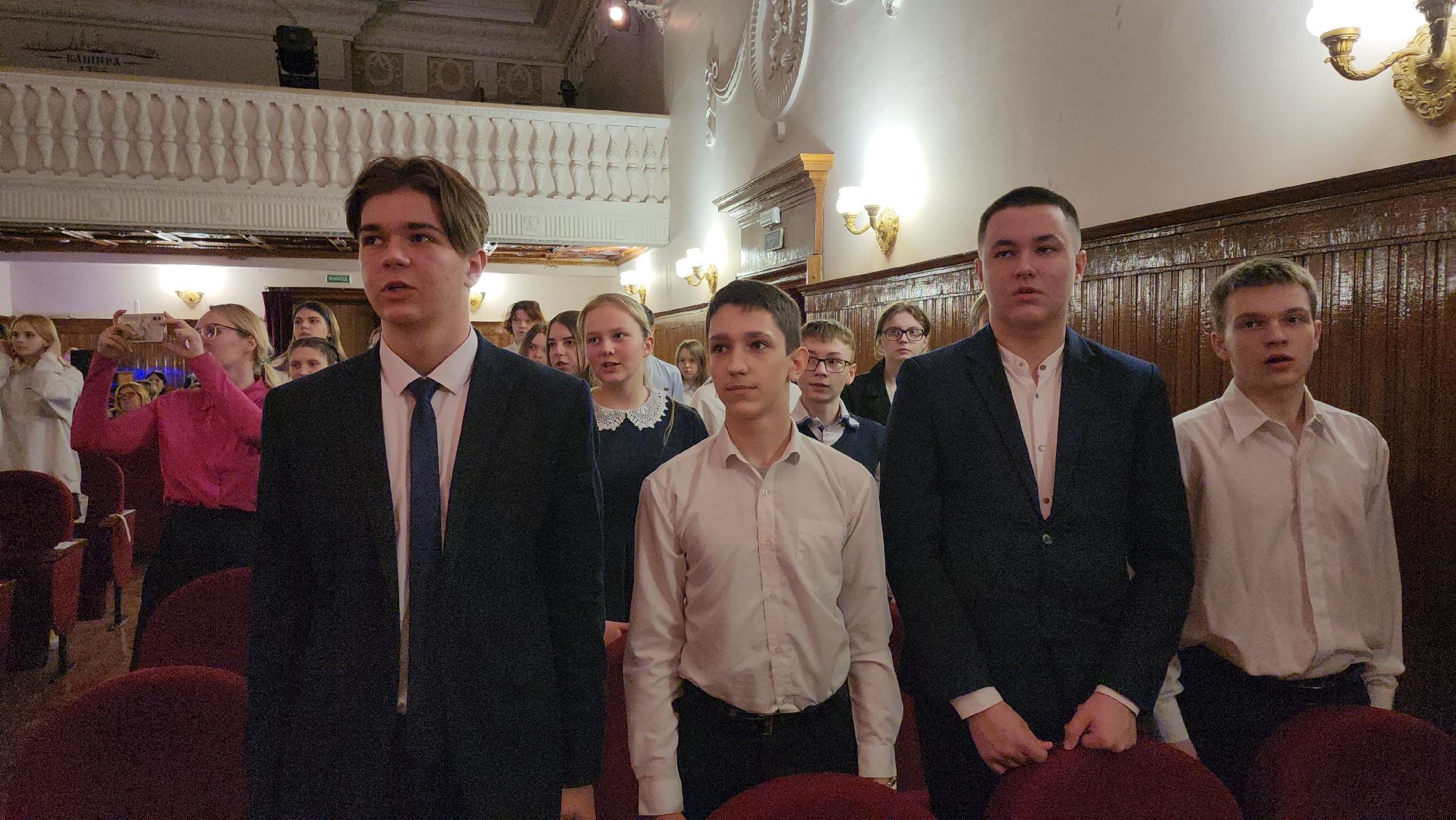 кашира, дк им ленина, движение первых, посвящение, волонеры, школьники, концерт,