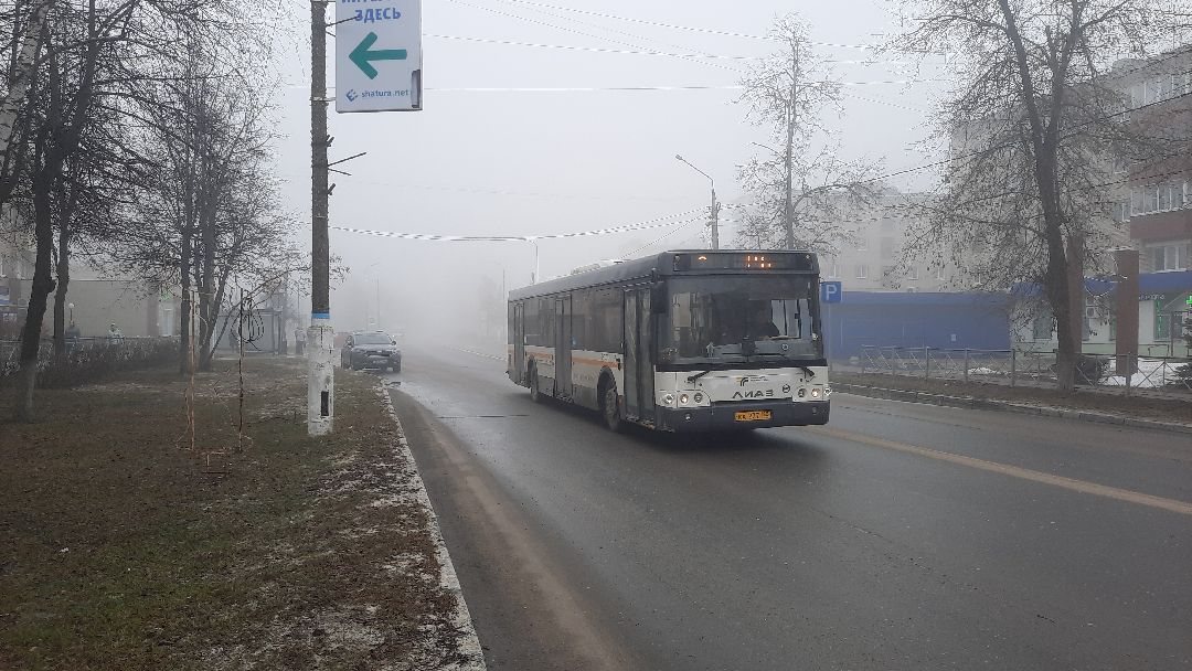 Шатура, туман, изморозь, погода, плохая видимость