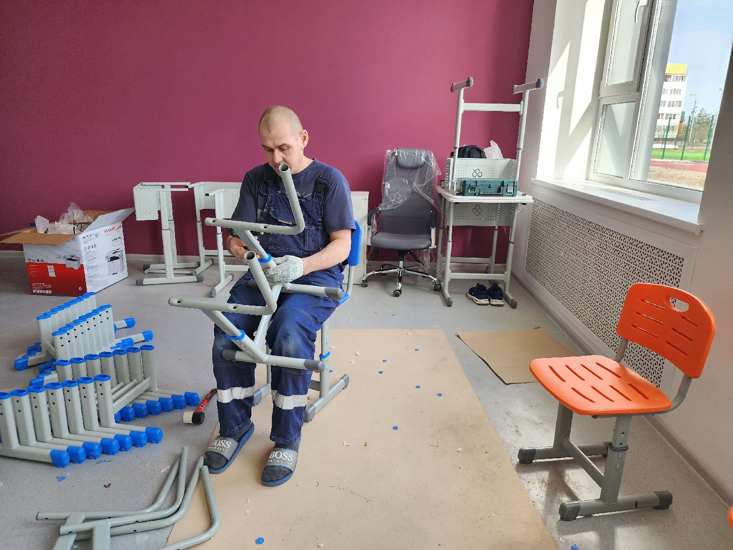 строительство школы, орехово зуево,