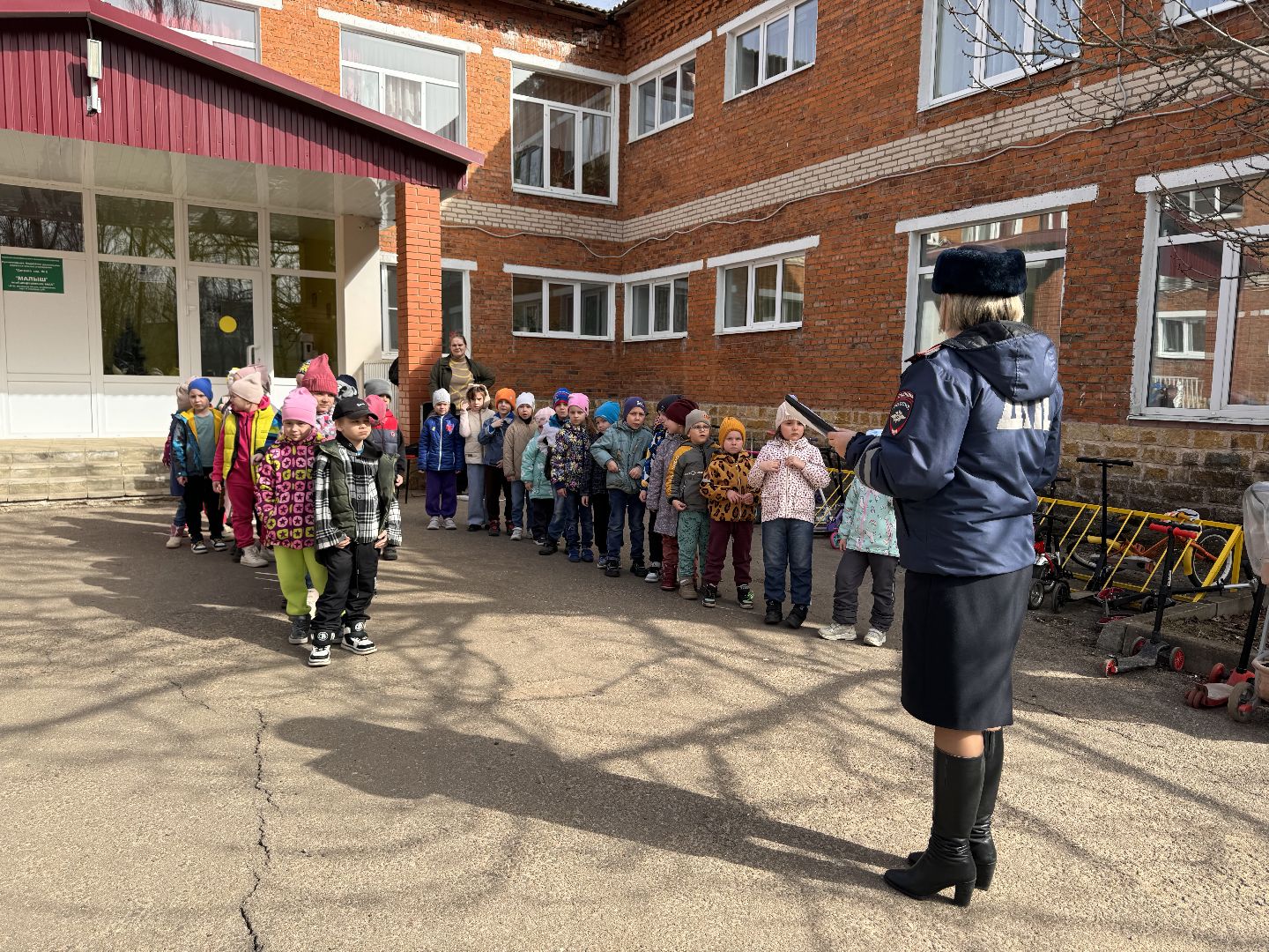 шаховская, госавтоинспекция, сад, дети, игровая программа,