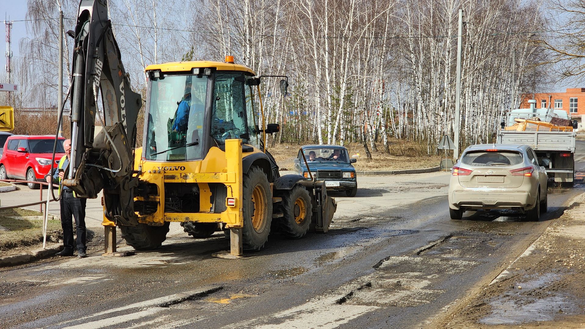 ступино, ремонт дорог, ямочный ремонт,