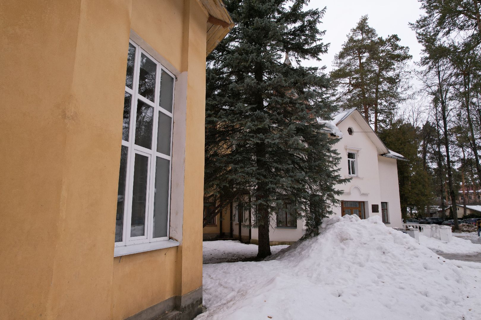 видео с коптера, школа, дубна,