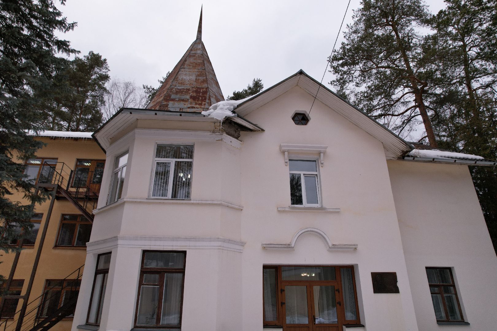 видео с коптера, школа, дубна,