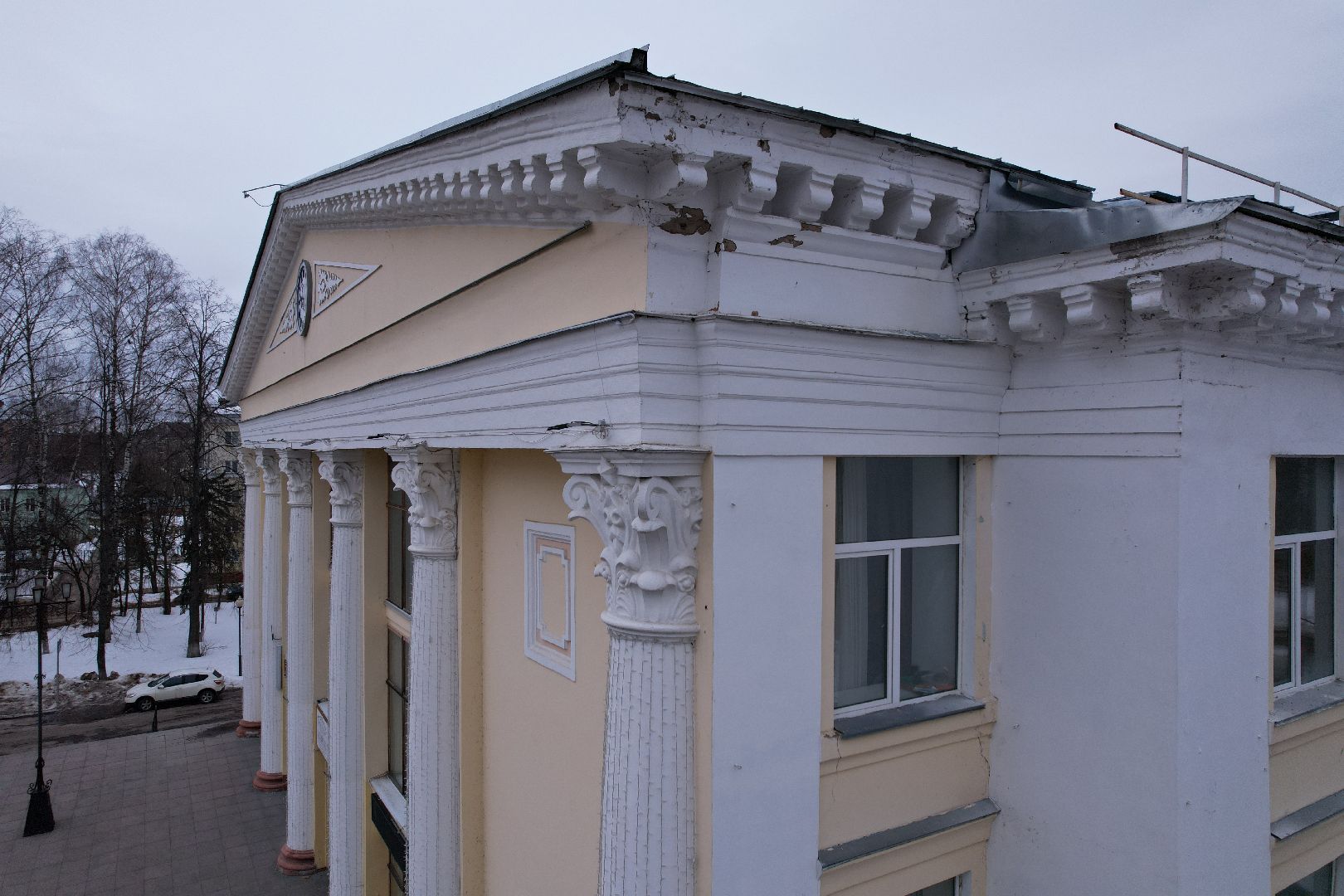 видео с коптера, дк, дубна,