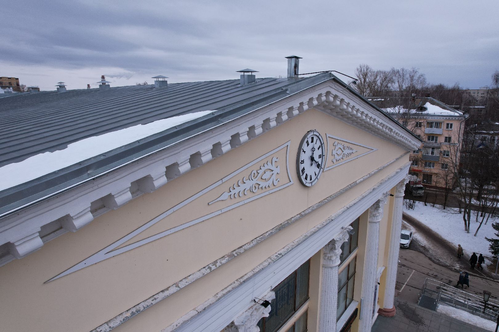 видео с коптера, дк, дубна,