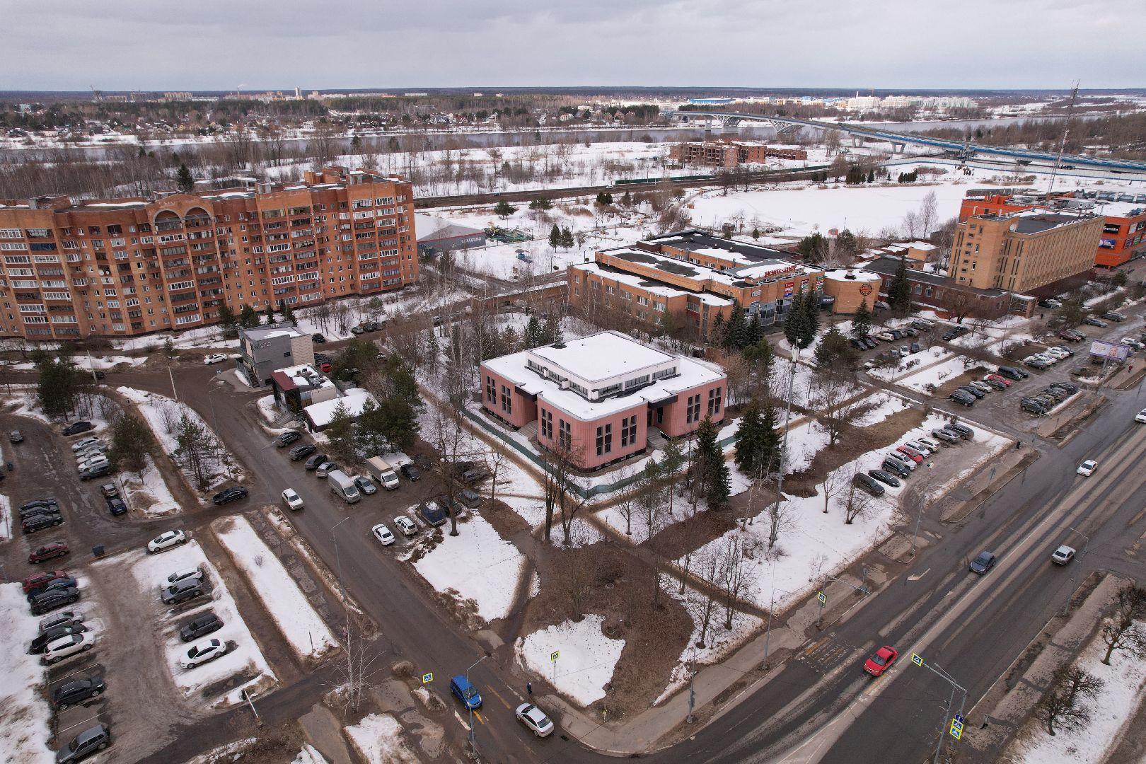 видео с коптера, суд, дубна,