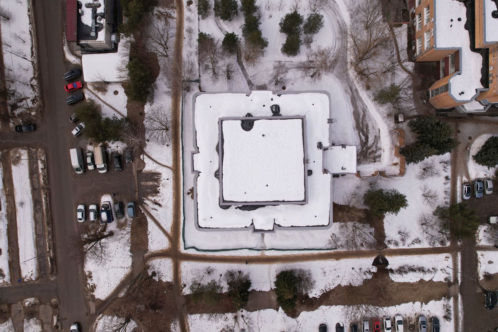 видео с коптера, суд, дубна,