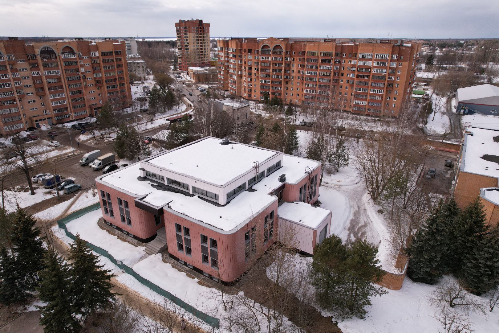 видео с коптера, суд, дубна,