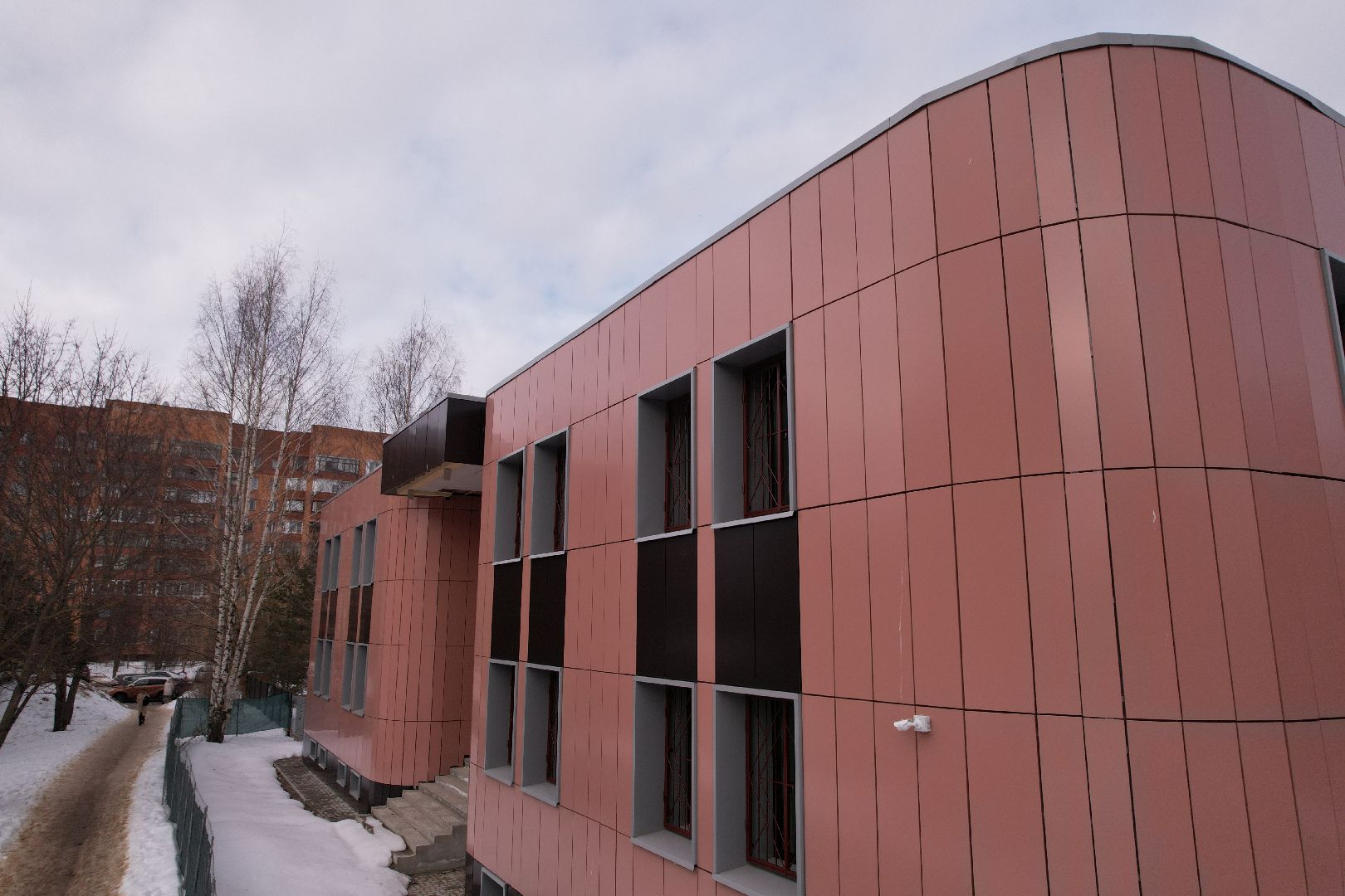 видео с коптера, суд, дубна,