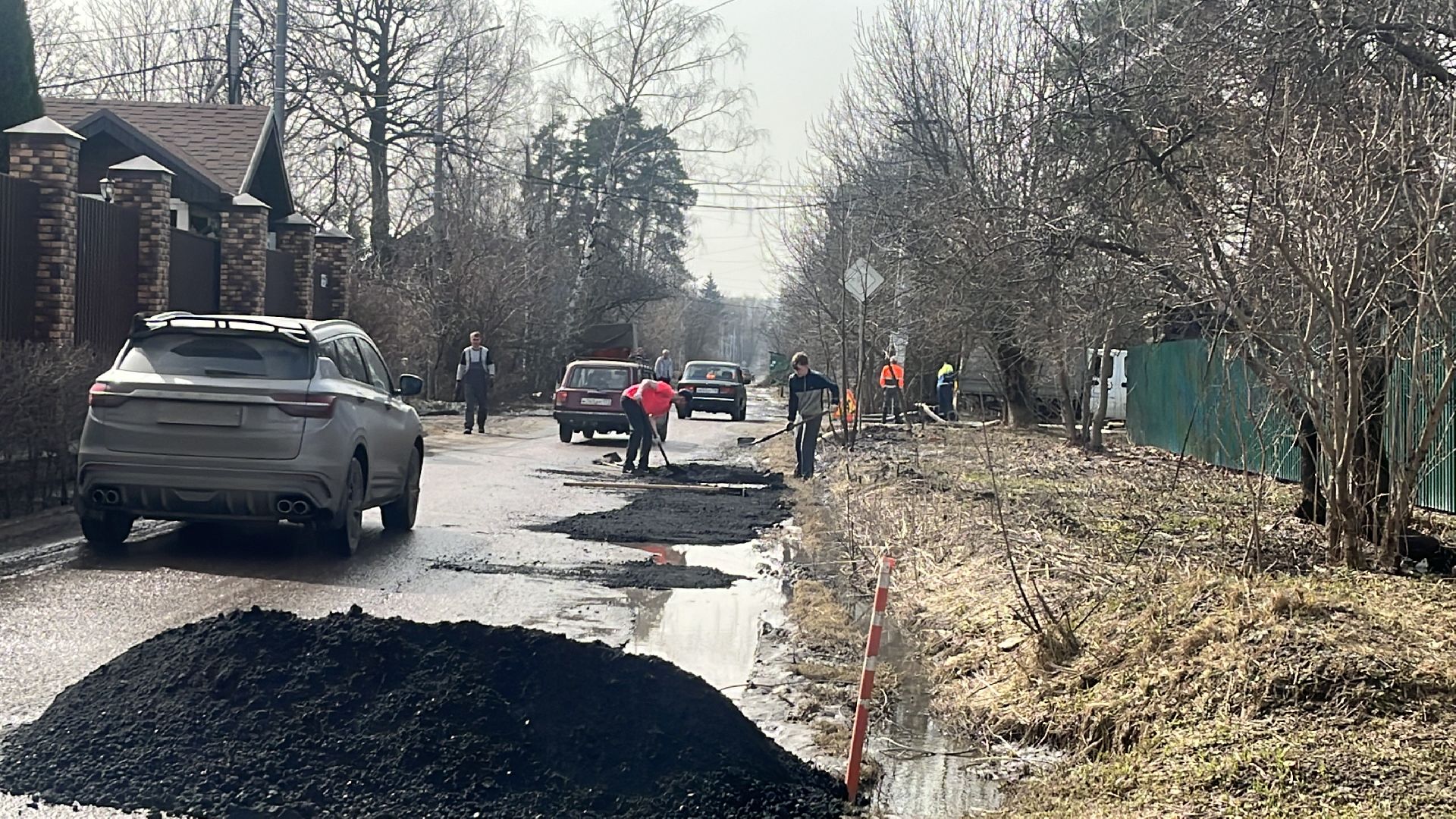 ремонт дорог, ремонт дороги, ямочный ремонт,