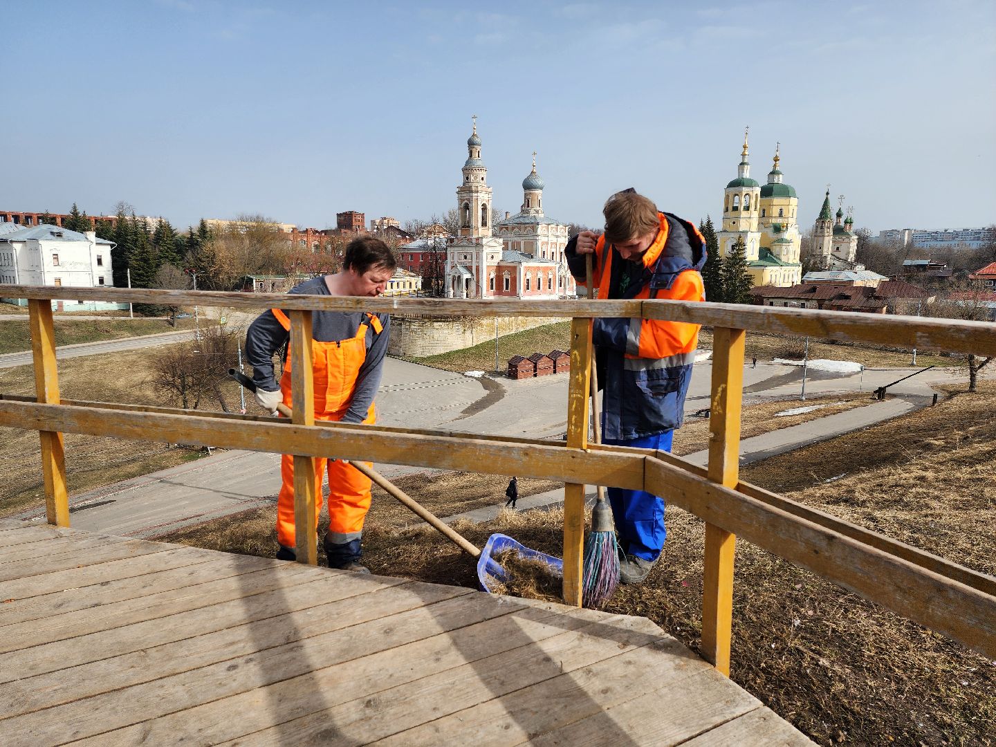 серпухов, подмосковье, благоуйстройство, соборная гора, комбинат благоустройства,