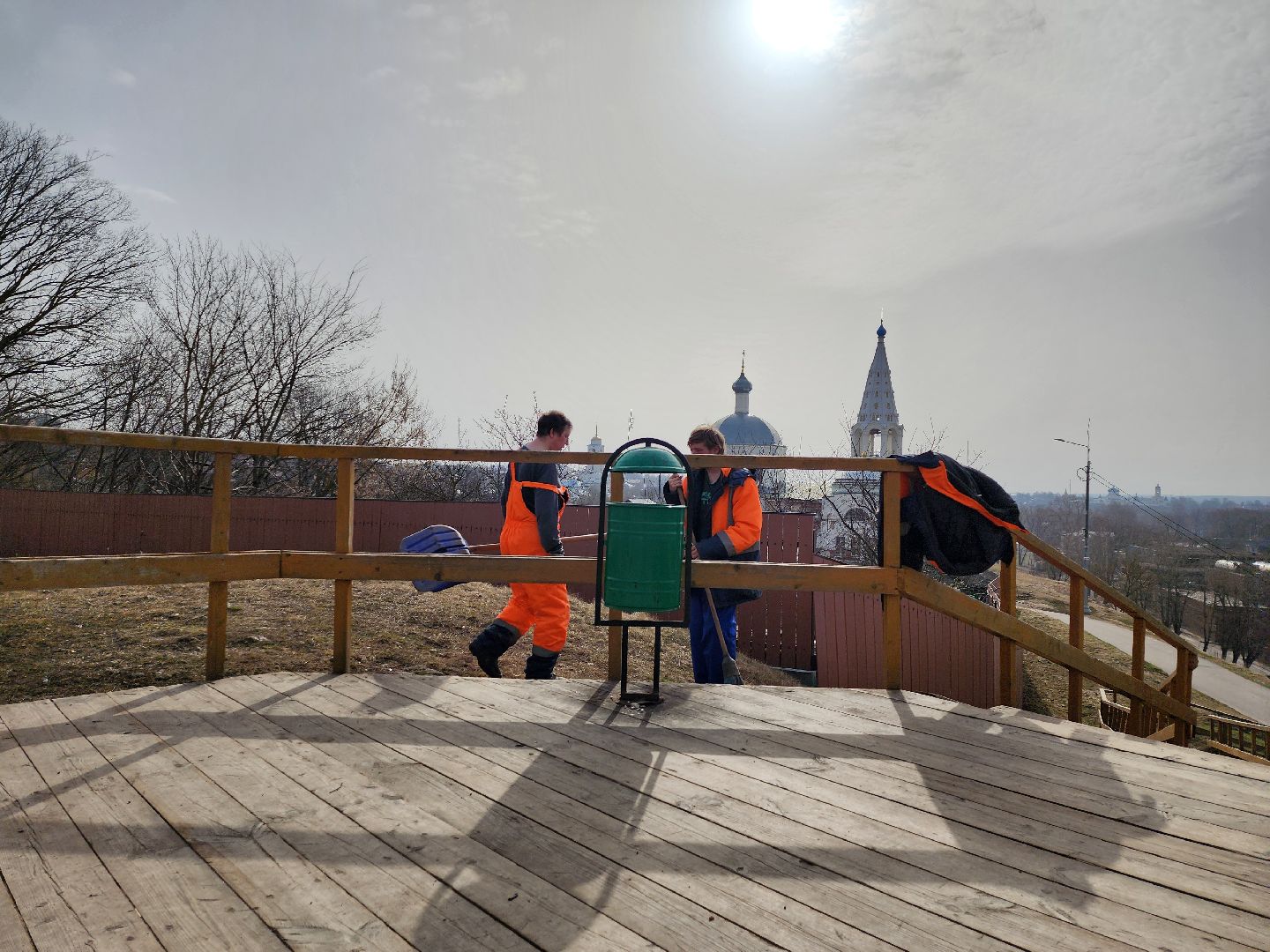 серпухов, подмосковье, благоуйстройство, соборная гора, комбинат благоустройства,