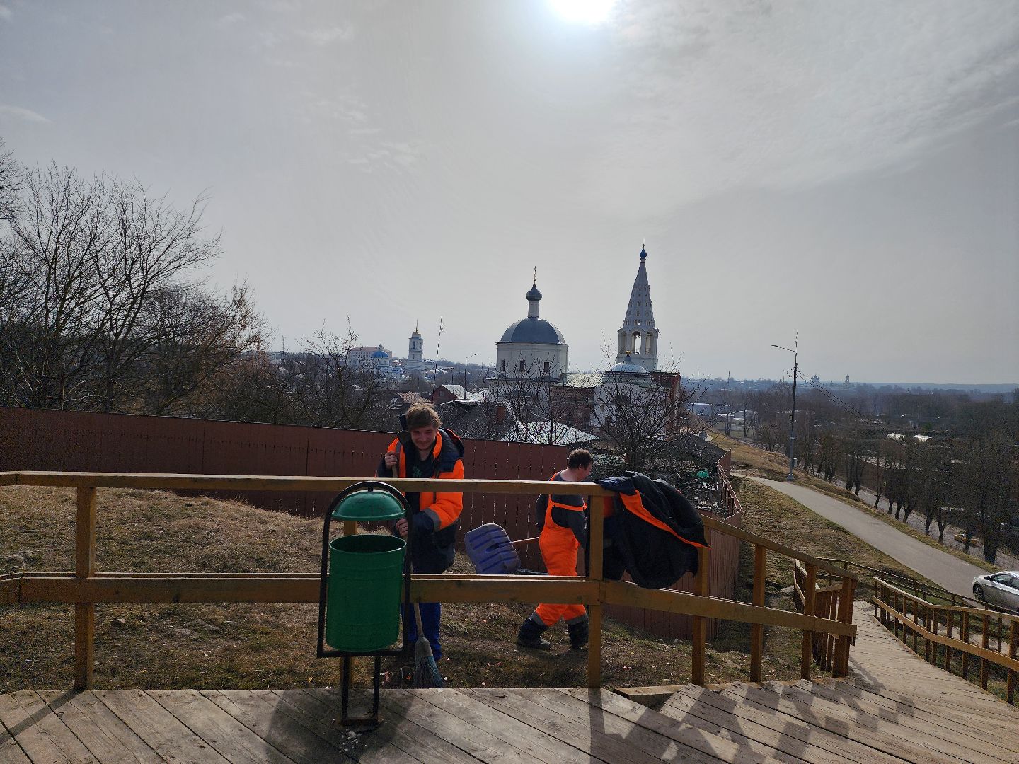 серпухов, подмосковье, благоуйстройство, соборная гора, комбинат благоустройства,