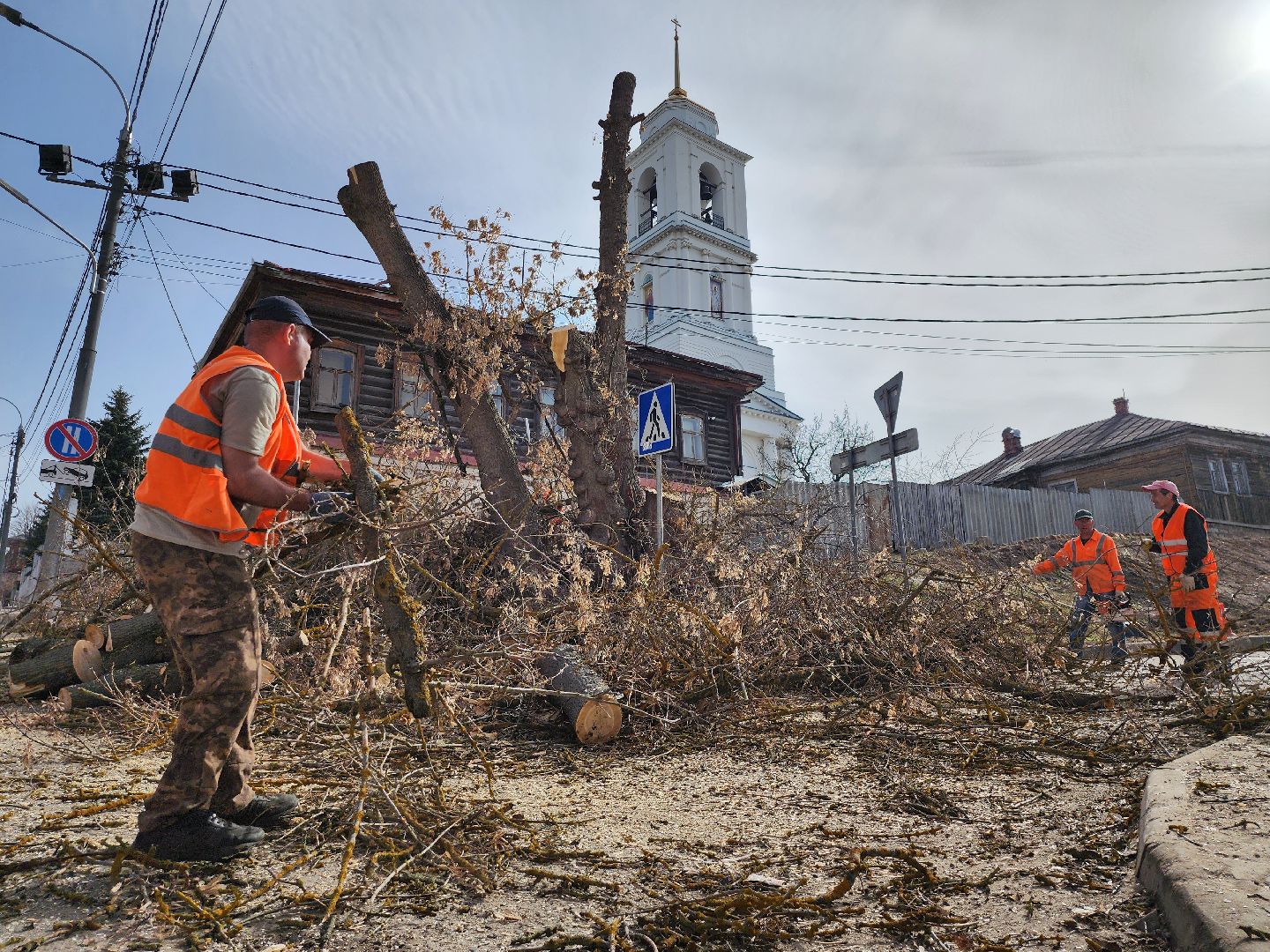 серпухов, подмосковье, улица советская, опиловка, благоустройство,