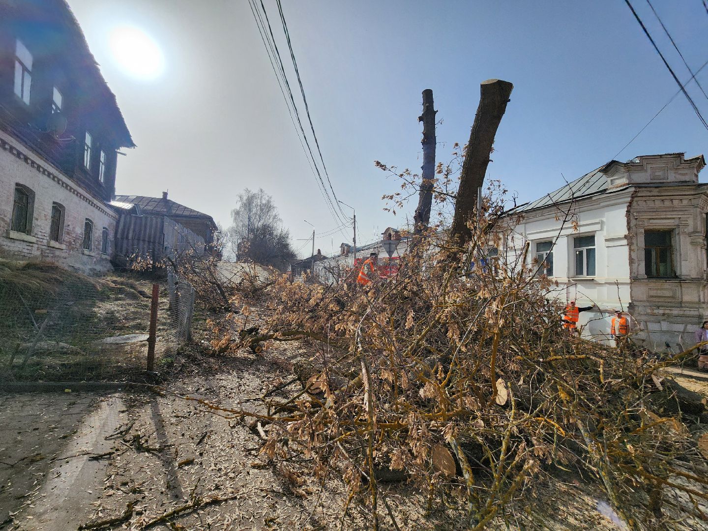 серпухов, подмосковье, улица советская, опиловка, благоустройство,