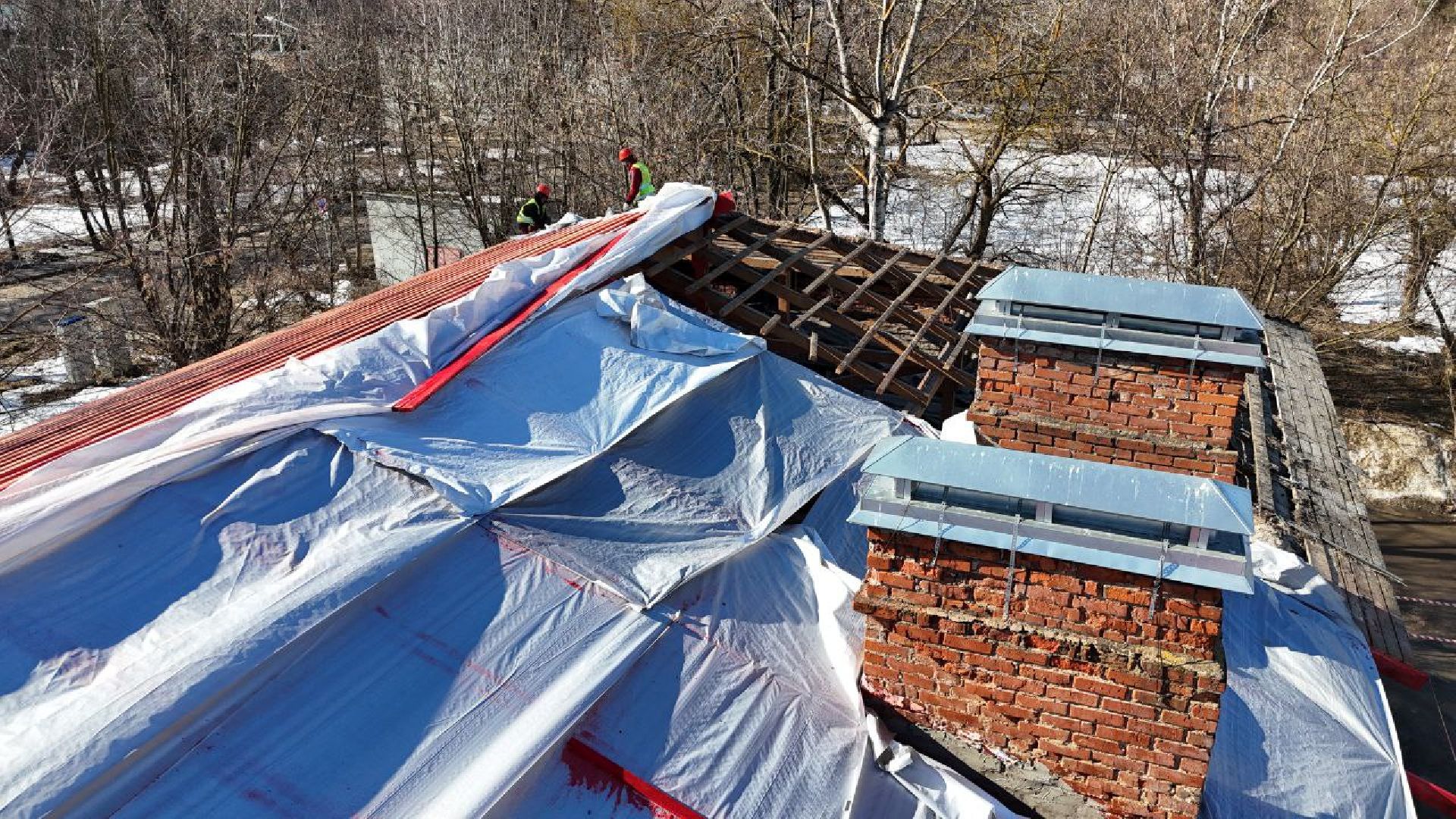 серпухов, подмосковье, ремонт кровли, улица химиков,