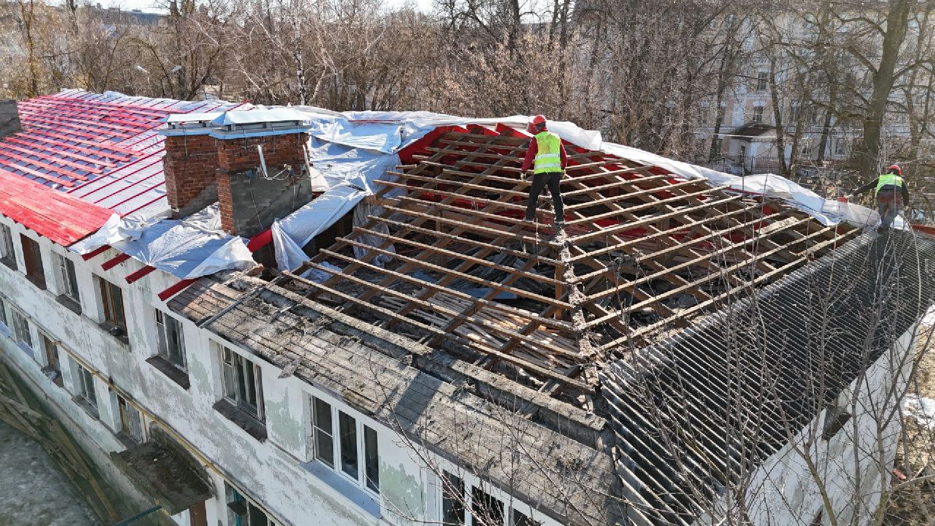 серпухов, подмосковье, ремонт кровли, улица химиков,