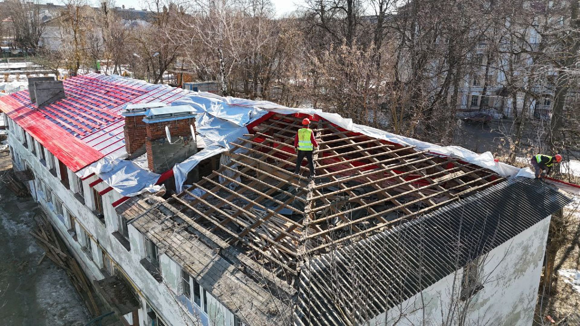 серпухов, подмосковье, ремонт кровли, улица химиков,