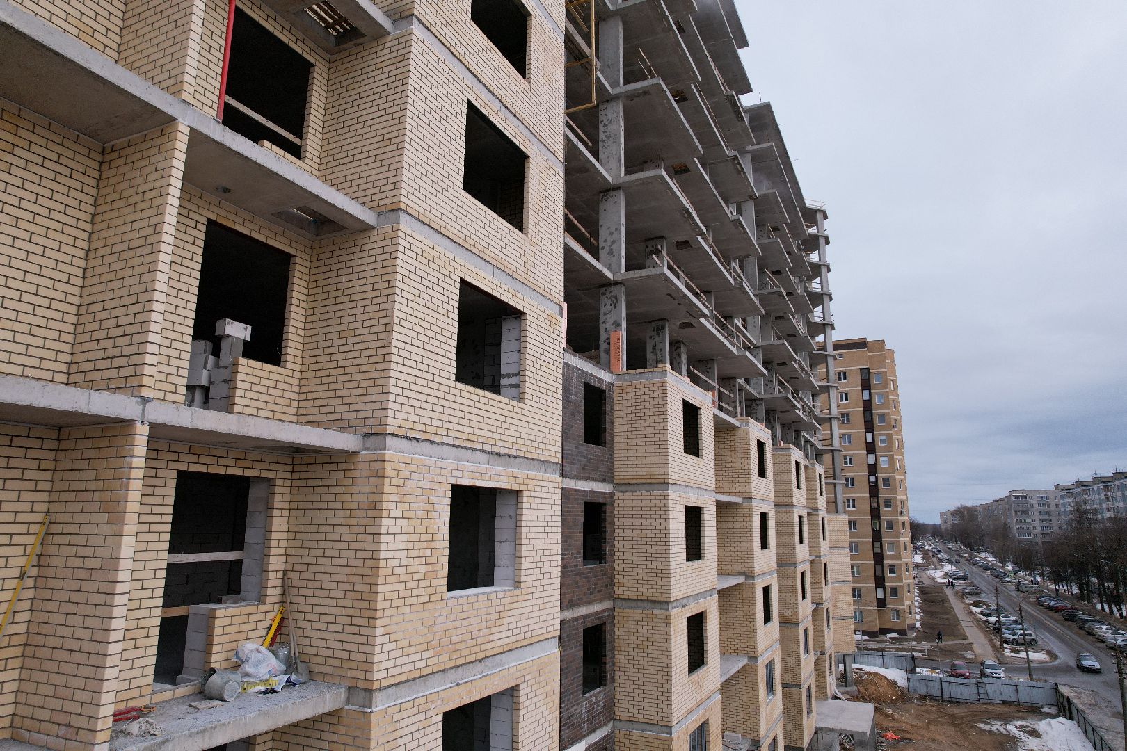 видео с коптера, дом, дубна,