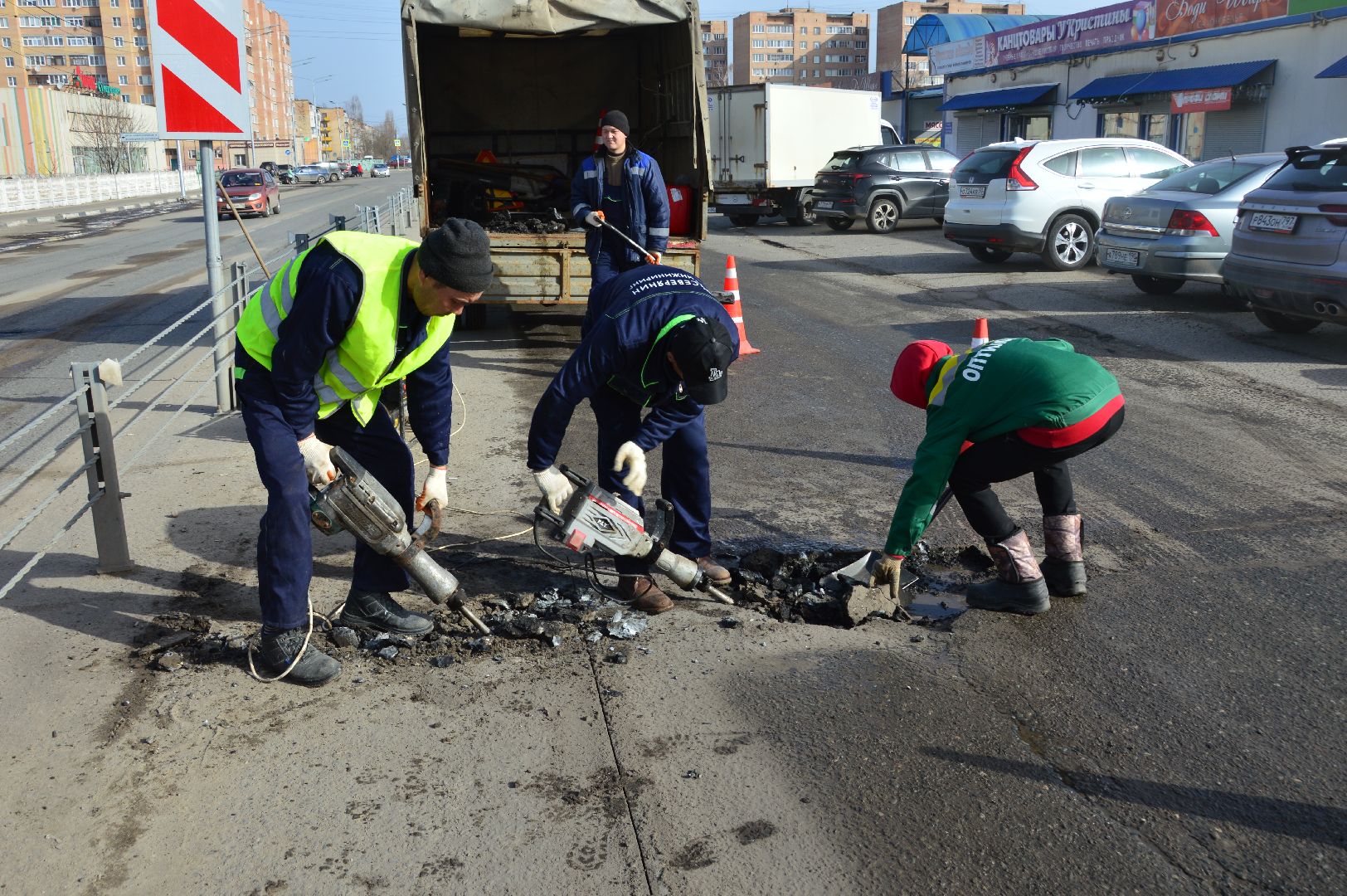 ремонт ям, ремонт дороги, шатура, борзово, жкх и благоустройство, жкх подмосковье,