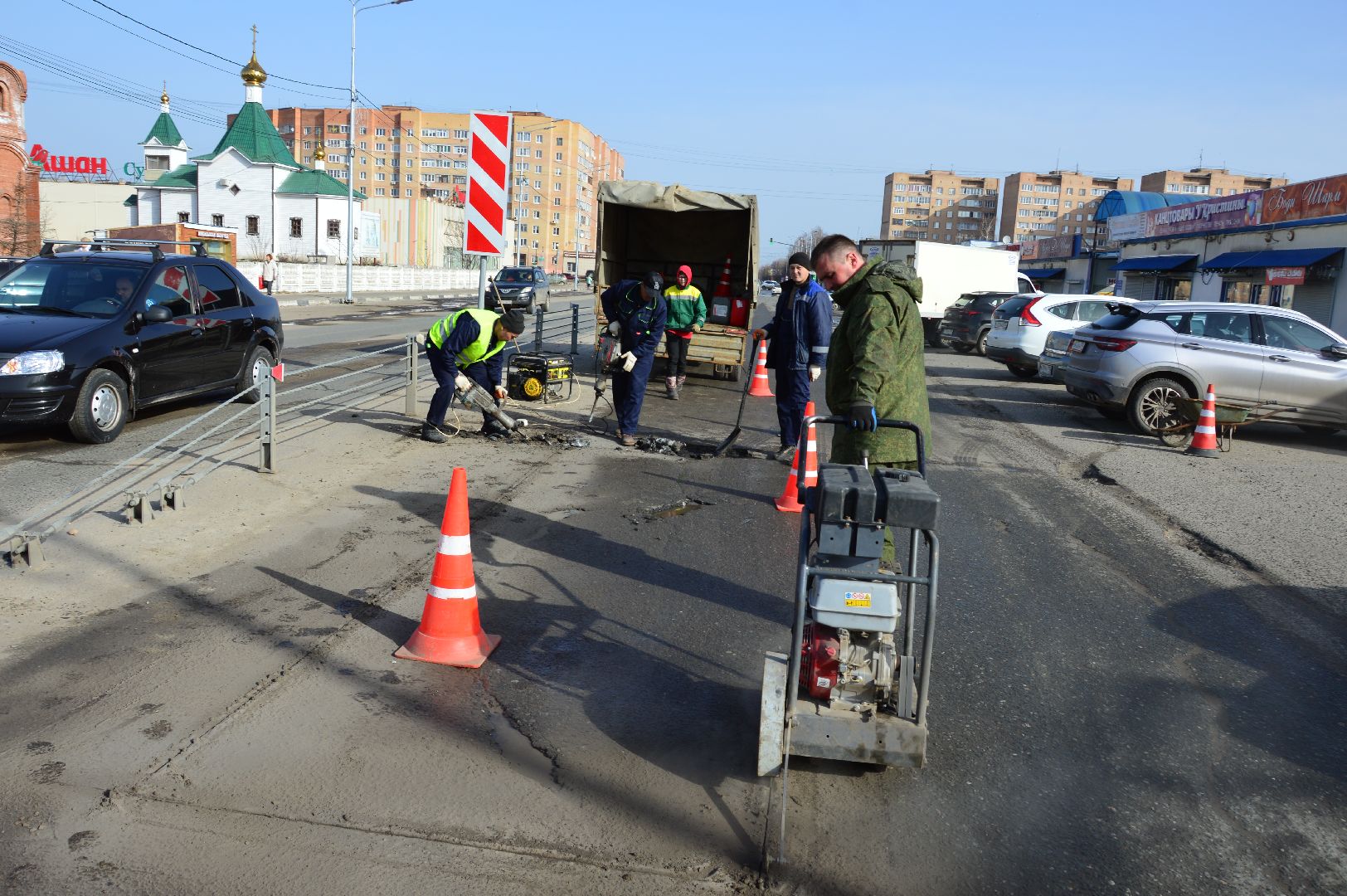 ремонт ям, ремонт дороги, шатура, борзово, жкх и благоустройство, жкх подмосковье,