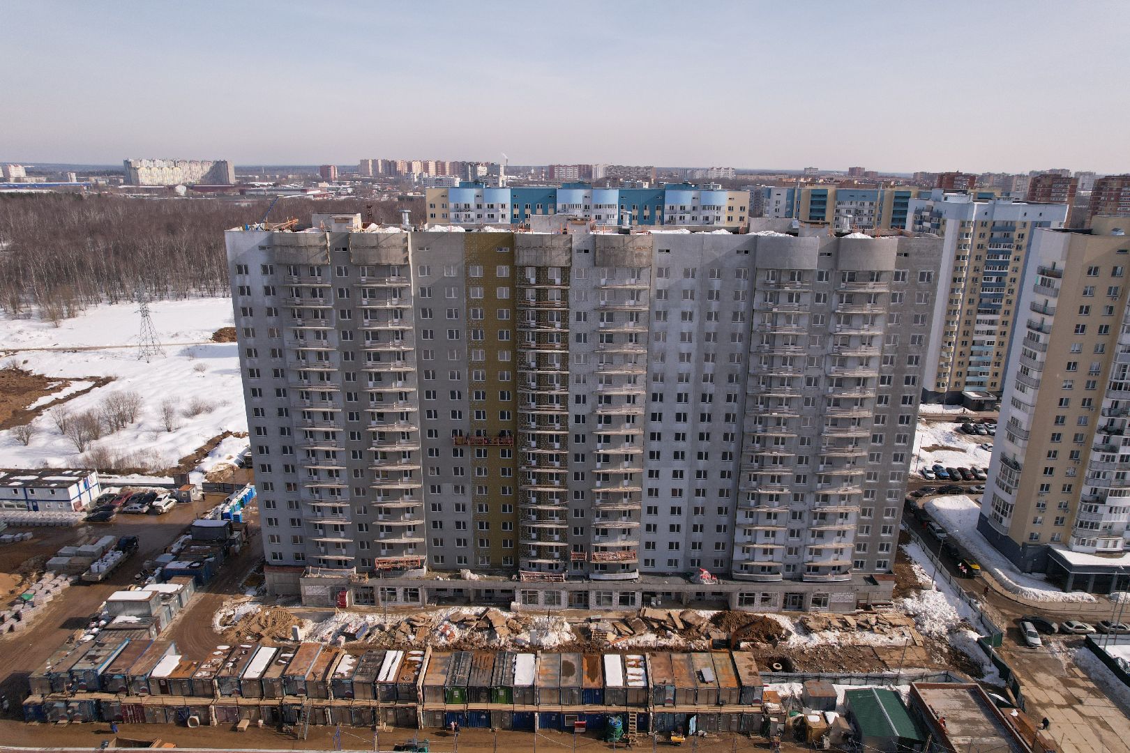 видео с коптера, дом, строительство, жилье,