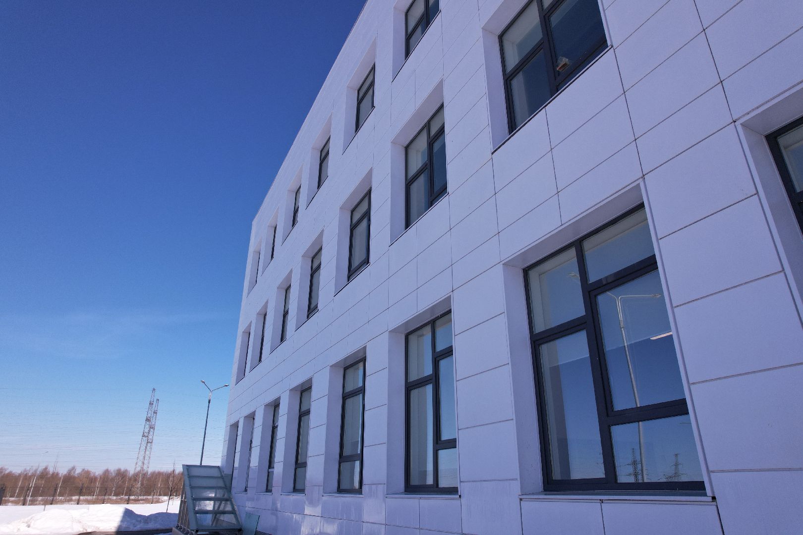 видео с коптера, лицей, школа,