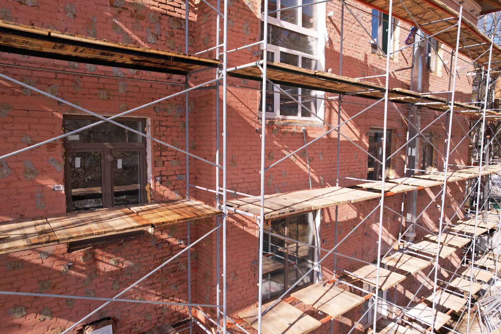 видео с коптера, поликлиника, шатура,