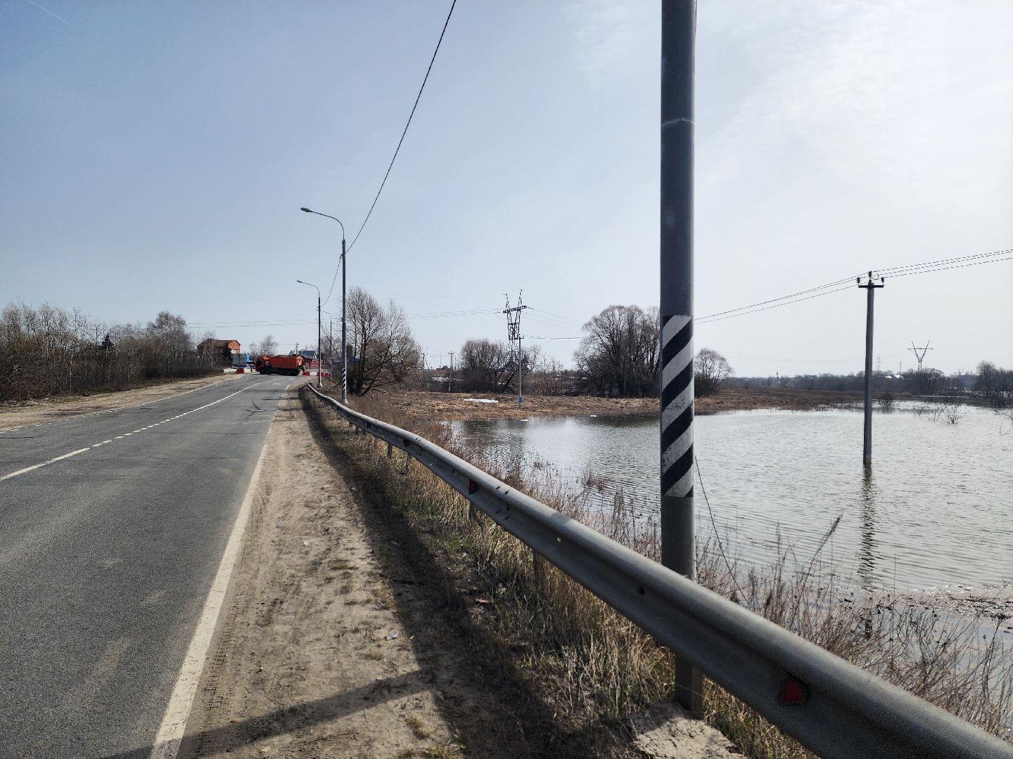 воскресенск, дороги, подтопления, перекрытие,